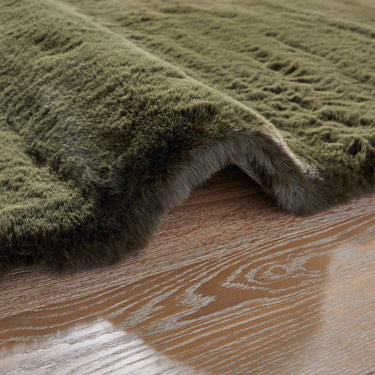 Consept Looms Heavenly Super Deep Pile HEA101 Emerald Green Shaggy Textured Modern Rug