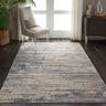 Nourison Rustic Textures RUS04 Beige Grey Jute Polypropylene Abstract Textured Rug - Medium 120x180 cm (4'x5'11'')