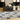 Nourison Nordic NRC09 Scandinavian Design Grey Black Geometric Textured Checked Rug