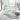 Bianco 185KB Modern Marbled Abstract Grey Cream Blue Rug & Hall Runner - Small 80x150 cm (2'6"x5')