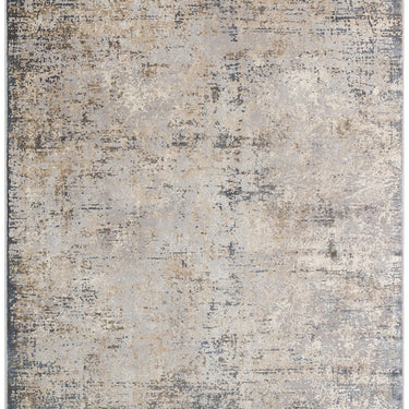 Pollo 101 Modern Abstract Silver Grey Rug Runner by Consept Looms