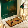 My Printed Coir Christmas Robins Non-Slip Bordered Doormat 45x75 cm