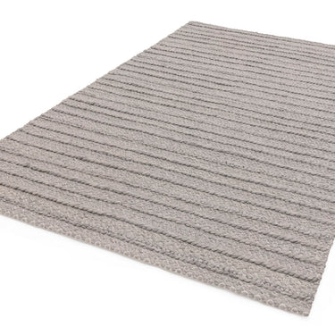 Indoor Outdoor Rug for Garden Picnic Patio Balcony Foldable Mat Hand Woven Grayson in Cream, Taupe and Grey