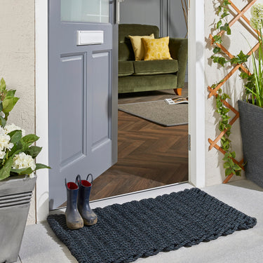 My Rope Black Doormat 45x75 cm