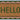 My Printed Coir Hello Scallop Bordered Doormat 45x75 cm