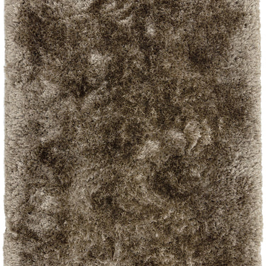 Plush Plain Shaggy High Pile Thick Silky Fluffy Soft Hand Woven Taupe Rug