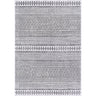 Eagean Geometric Outdoor Black, Grass Green & Ivory Rug - Medium Plus 130x180 cm (4'3'' x 5'11'')