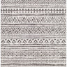 Eagean Geometric Black, Off-White & Charcoal Rug - Medium Plus 130x180 cm (4'3'' x 5'11'')