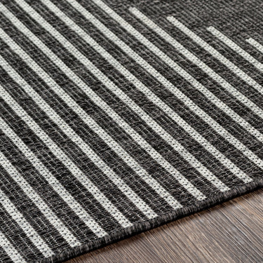 Eagean Dolly Black Outdoor Rug Washable Garden & Patio Rug