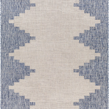 Eagean Rubal Blue Outdoor Rug Washable Garden & Patio Rug