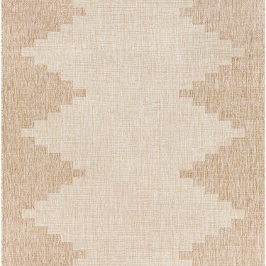 Eagean Rubal Beige Outdoor Rug Washable Garden & Patio Rug