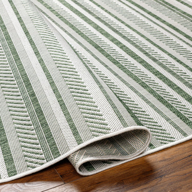 Eagean Kavita Green Outdoor Rug Washable Garden & Patio Rug