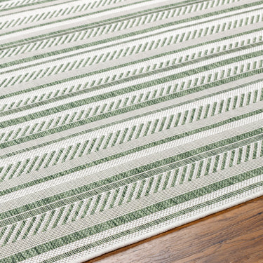 Eagean Kavita Green Outdoor Rug Washable Garden & Patio Rug