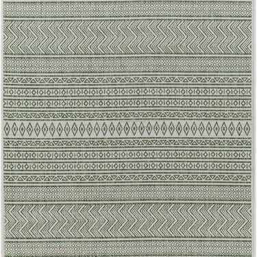 Eagean Mimi Green Outdoor Rug Washable Garden & Patio Rug