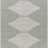 Eagean Global Green, GrassGreen & Ivory Rug - Design EAG2432 - Medium Plus 130x180 cm (4'3'' x 5'11'')