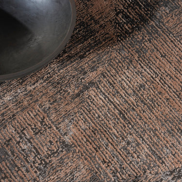 Calvin Irradiant IRR01 Black Ivory Grey Abstract Geometric Textured Rug