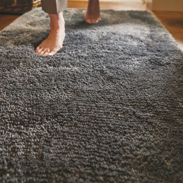 My Fluffy Anti-Slip Machine Charcoal Grey Washable Non-Slip Polypropylene Shaggy Rug