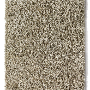 Imperial Luxury Shaggy Rug Guru Modern Hand Woven Wool Rug in  Oyster