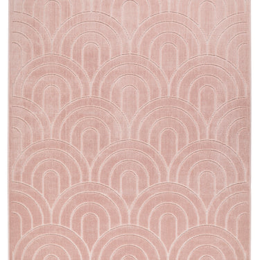 Consept Looms Maze MAZ103 Dusty Pink By Concept Geometric Textured Modern Rug