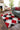 Origins 3D Geo Silky Diamond Red Hand-Carved Shaggy Geometric Rug