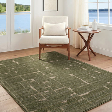 Alba Modern Graphic Beige Rug