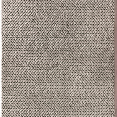 Fusion Luxury Soft Hand Woven Wool Rug in Dove Grey