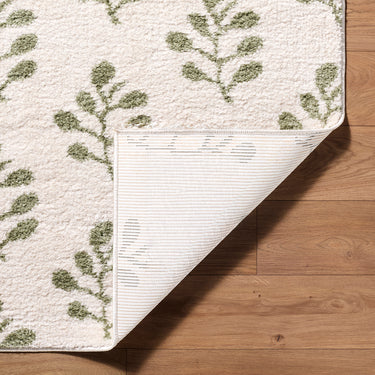 Tivoli Washable Shaggy Green Rug