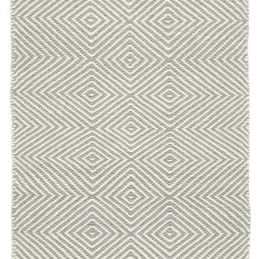 Origins Estelle Wool Flatweave Hand Woven Rug in Sky Grey