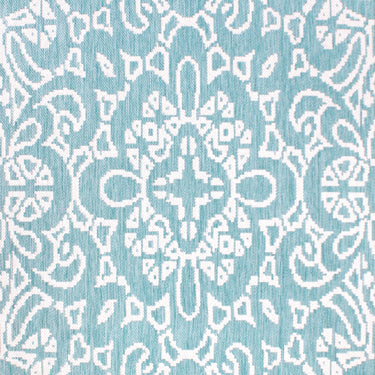 Fleur De Lise Garden Patio Picnic Travel Indoor Outdoor Polypropylene Geometric Rug