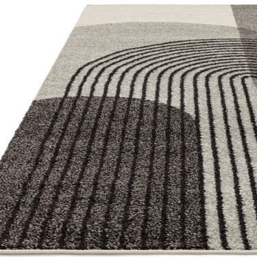 Muse Modern Retro Vintage Geometric Stripes Rug