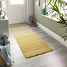 Fine Stripes Hand Loom Woven Wool Rug Halway in Ochre - 67x200cm (2'2''x6'7'') Runner