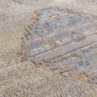 Zola Lisar Traditional Persian Medallion Rug in Beige
