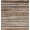 Origins Fine Stripes Hand Loom Woven Wool Rug Halway in Beige - Runner 67x200 cm (2'2"x6'7")