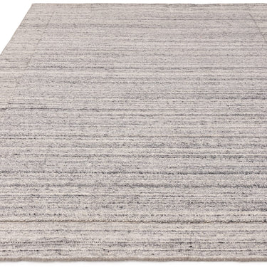 Larson Braided Hand Woven Natural Undyed Wool Grey Rug