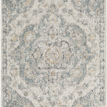 Elaziz Vintage Traditional Boho Oriental Grey, Ivory & Light Beige Rug - Design ELZ2370 - X-Small 60x90 cm (1'11'' x 2'11'')