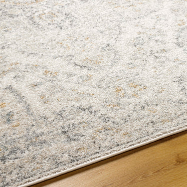 Elaziz Vintage Traditional Boho Oriental Grey, Ivory & Light Beige Rug - Design ELZ2371