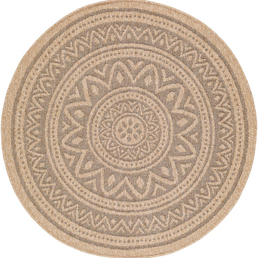 Encore Cottage Round Beige Rug