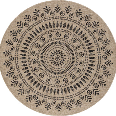 Encore Cottage Round Beige Rug