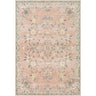 Erin Traditional Boho Vintage Oriental Yellow, Cream & Pale Pink Rug - Large Plus 160x230 cm (5'3'' x 7'7'')