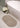 My Mat Soft Washable Bathroom Non Slip Oval, Scallop and Curve Shaped Soft Shag Rug in Beige - 50 x 80cm Oval