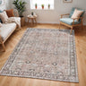 Colin Vintage Brown Charcoal Washable Wool Cotton Chenille Rug - Medium 120x170 cm (3'11"x5'7")