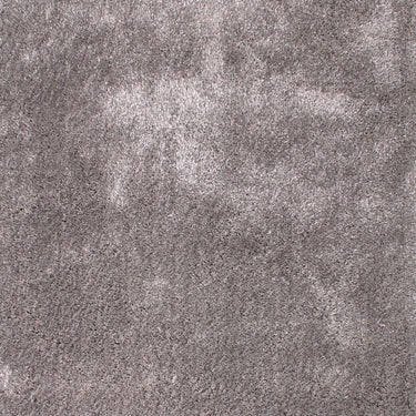 Indigo Plain High Pile Sparkle Soft Shaggy Silver Rug