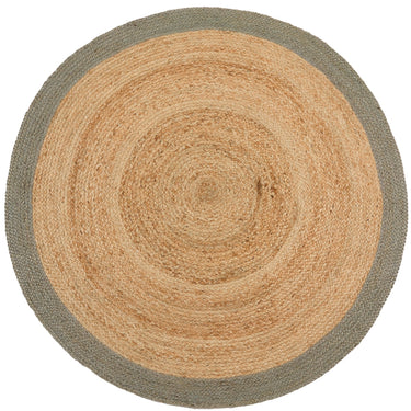Origins Braid Stitched Sage Green Indoor Outdoor Handmade Jute Braided Rug
