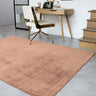 Blade Plain Silky Hand Woven Viscose Soft Shiny Rug Runner in Earth - Medium 120x170 cm (4'x5'6")