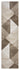 Orbit Eira 3D Beige Abstract Geometric Textured Hallway Runner Rug