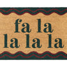 My Printed Coir Christmas Fa La Non-Slip Doormat 45x75 cm
