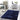 Origins Glamour/Shimmer Indigo Blue Soft Silky Shaggy Rug - Medium 120x170 cm (4'x5'6")
