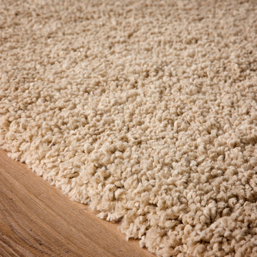 Hadley Thick Fluffy Beige By Polypropylene Shaggy Modern Rug