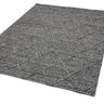 Katherine Carnaby Coast Diamond Wool and Viscose High Quality Hand Woven CD0 Charcoal Grey Rug - Medium 120x170 cm (4'x5'6")