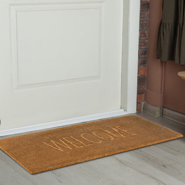 Asiatic London Welcome DO05 Coir Indoor Outdoor Non-Slip Doormat 40x120 cm